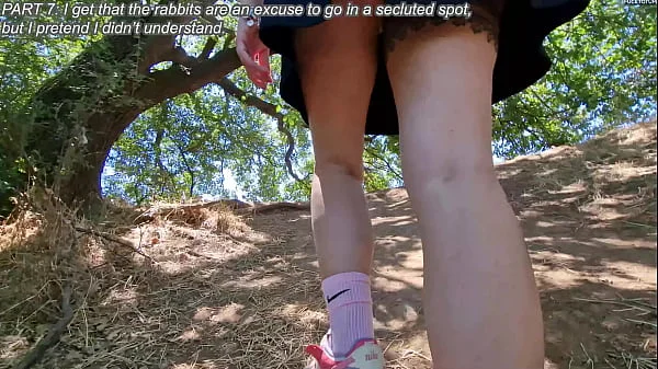 Milf with big tits sucks an unknown guy at the public park and she receives a huge facial - ENG SUB