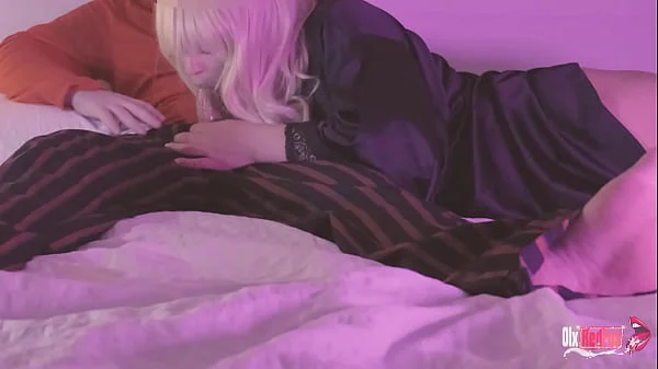 Sucks StepSon on Couch