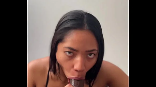 pov blowjob with my stepdad's huge bbc -amateur couple- nysdel