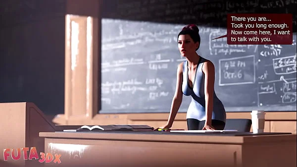 Futa3DX - Mistress Teacher User Her Skills To Fuck Cute Futa Blonde