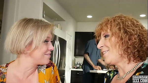 SARA JAY AND DEE WILLIAMS HAVE A LITTLE FUN WITH THE CABLE MAN