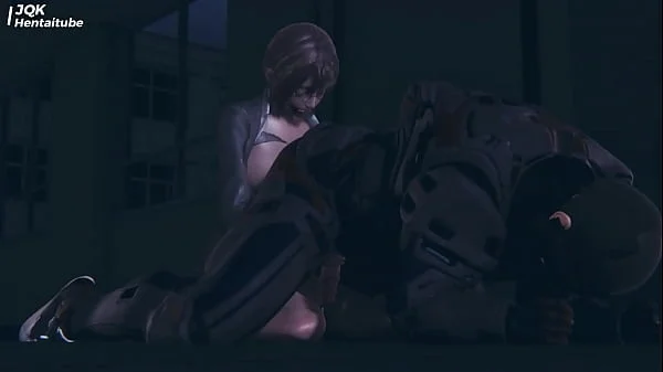 Batman and big boob officer - Hentai 3D Uncensored English sub 04303