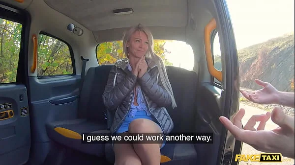 Fake Taxi GILF has no cash to pay the driver so she fucks him for payment