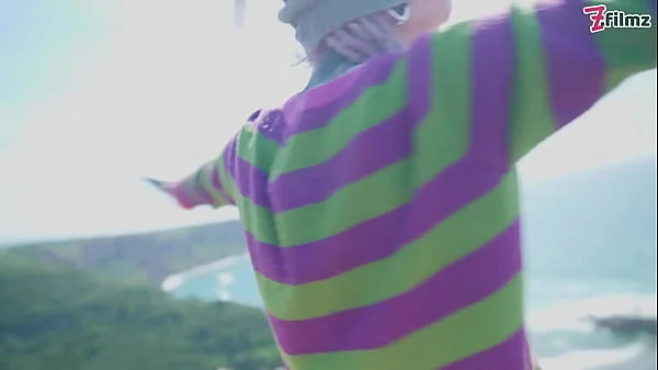 Tattooed girl with pierced pussy gets ANAL fucked outdoors