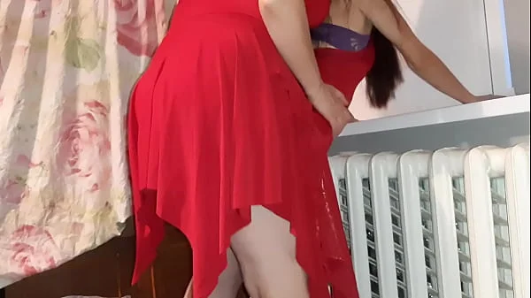 I helped her cum when I saw her masturbates - Lesbian Illusion Girls