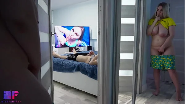 Stepdaughter spying on stepdad part 2