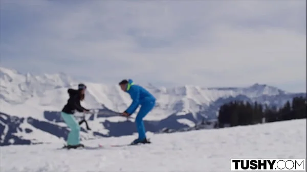 TUSHY Anal-crazy Ski instructor Liya shows off her skills