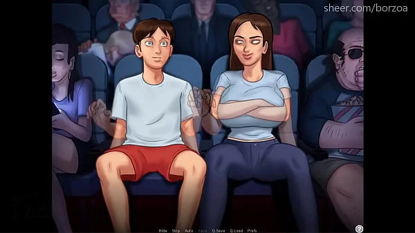 Stepsister:Make me cum in cinema now