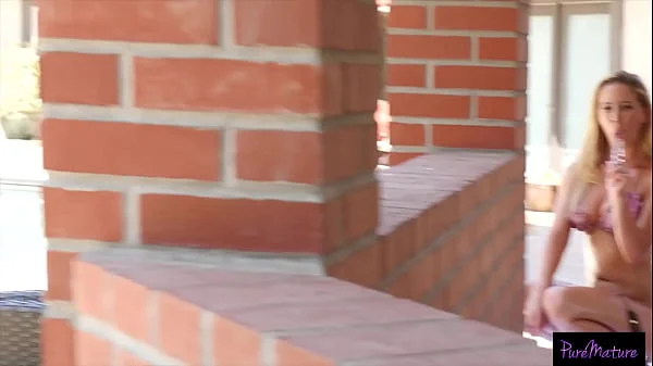 A Fat Cock Stuffs Both Of Cherie's MILF Holes