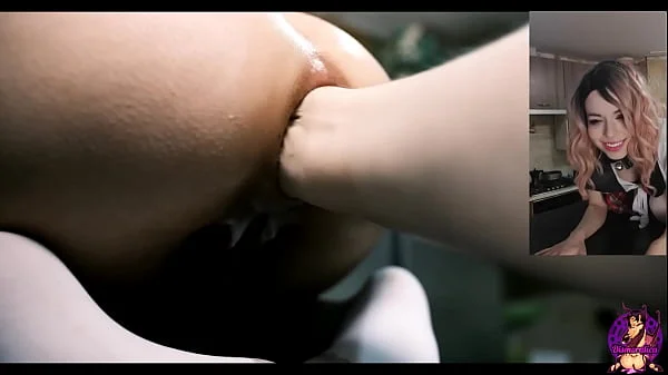 Anal Fisting with Long Dildo Lost In my Ass - Deep Anal Extreme