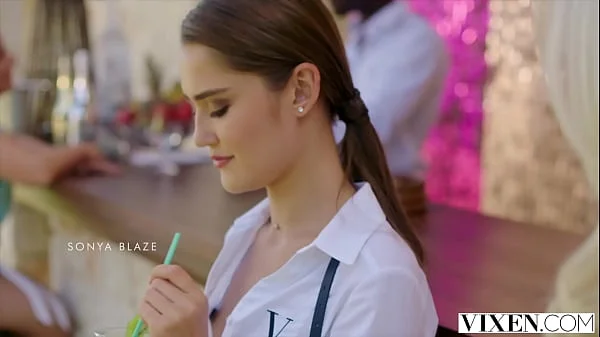 VIXEN Perfect models Sonya and Lika have passionate threesome