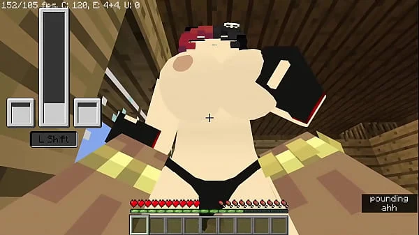 Steve comendo a gótica quadrada