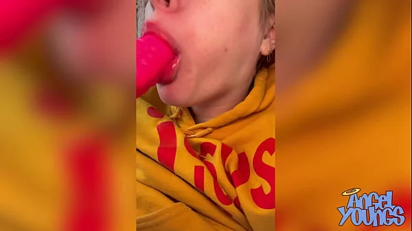 Wake and Jack with All Natural Big Titty Blonde Angel Youngs and Her Favorite Dildo