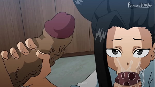 2 teens gaging on gang bang (my hero academia hentai)