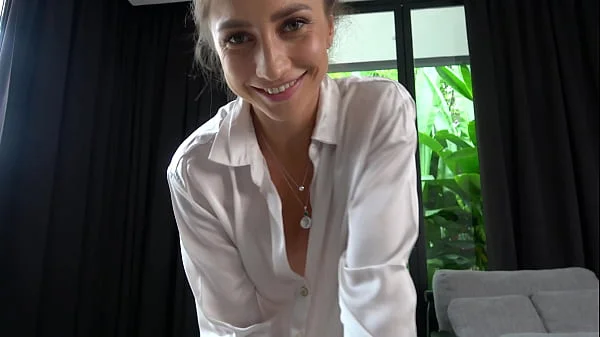 I fed my neighbor with cum while she was drinking tea