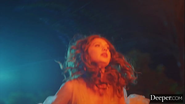 Deeper. Goddess Elena Koshka has intense fantasy threesome