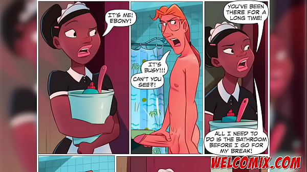 Fucking the hot maid! Mop on the maid! The Naughty Animation Comics
