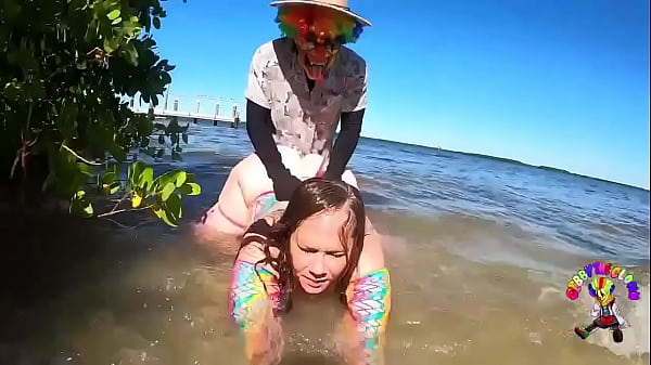 She got baptized by dick