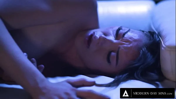 MODERN-DAY SINS - Stepdad Quietly Tries To Bang His Stepdaughter's Cute Blonde Friend