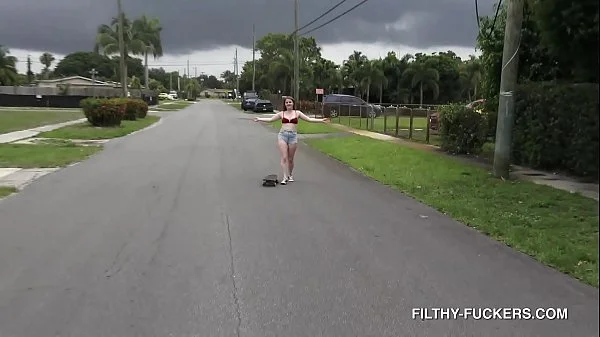 Fucking My Cute & Curvy New Neighbor Eliza Eves - Flash And Smash For Cash - Teen Skater Rides Nude HD