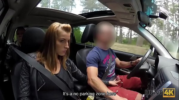 HUNT4K. Cuckold allows blonde girl touch stranger&rsquo_s dick for cash