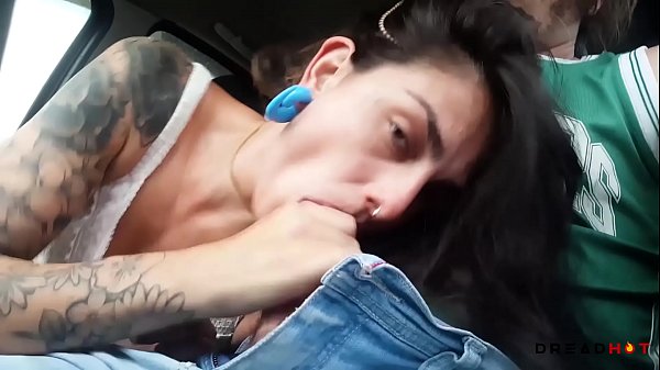 Blowjob in the car on top of Guincho in PUBLIC! - DreadHot