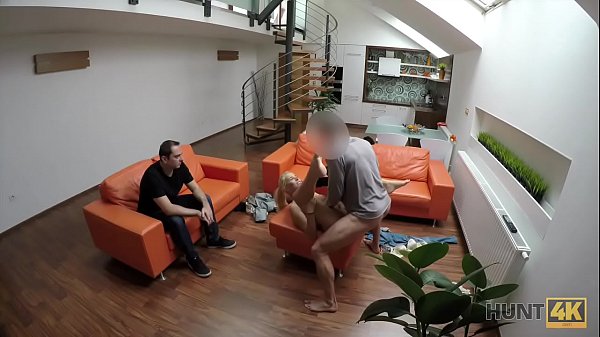 HUNT4K. Sweet revenge in front of her boyfriend