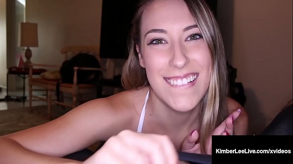 Girl Next Door Kimber Lee Black Balls Ex BF &amp_ Sucks Cock POV