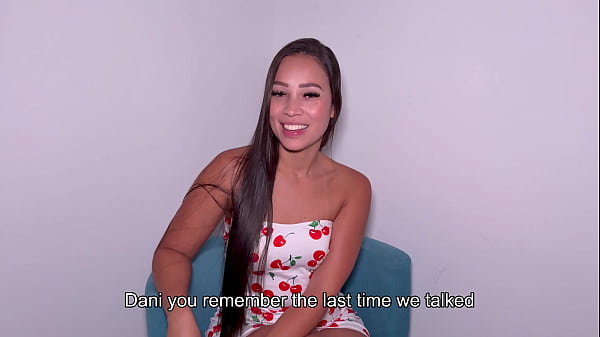 Latina brunette with a big ass invites her fan to a fake casting to destroy her tight pussy with a BBC and makes him cum in her mouth - Daniela Andrea and Rioc69