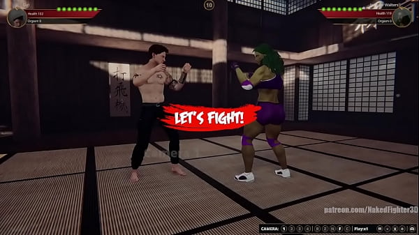 Gigi VS Jennifer Walters (Naked Fighter 3D)